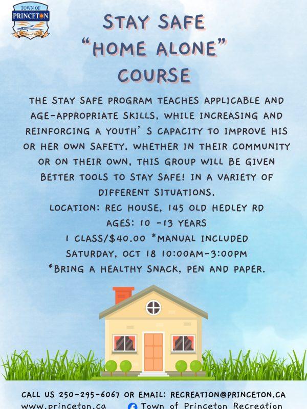 Stay Safe "Home Alone" Course